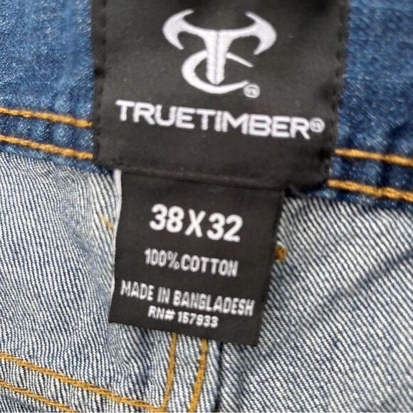 Classic Blue Men's Straight Jeans - Picture 6 of 7